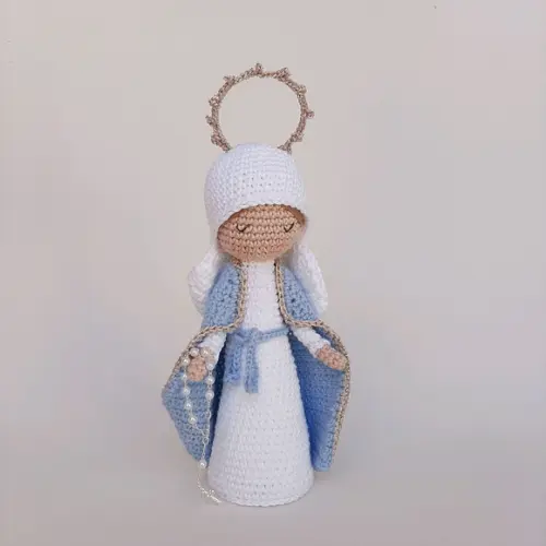 Nossa Senhora das Graças Crochê Amigurumi