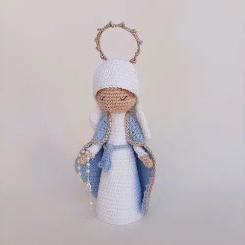 Nossa Senhora das Graças Crochê Amigurumi