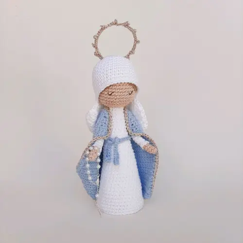 Nossa Senhora das Graças Crochê Amigurumi