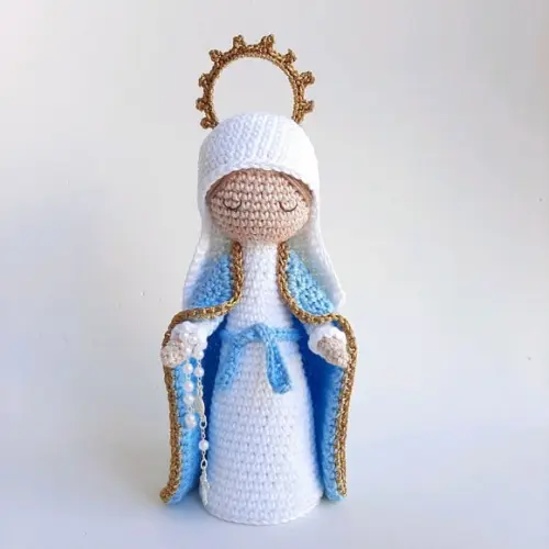 Nossa Senhora das Graças Crochê Amigurumi