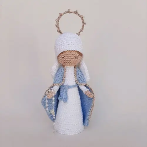 Nossa Senhora das Graças Crochê Amigurumi