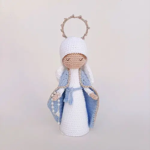 Nossa Senhora das Graças Crochê Amigurumi