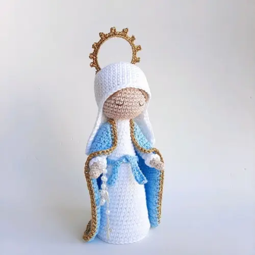 Nossa Senhora das Graças Crochê Amigurumi