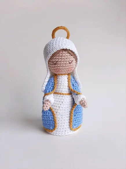 Nossa Senhora das Graças Crochê Amigurumi