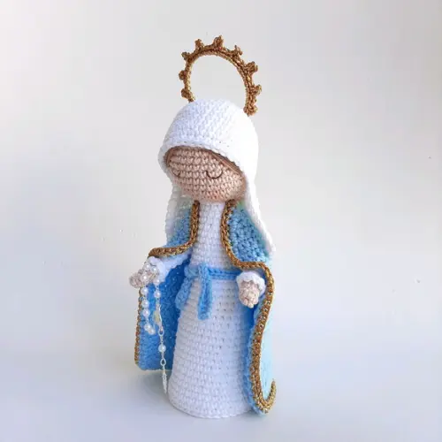 Nossa Senhora das Graças Crochê Amigurumi