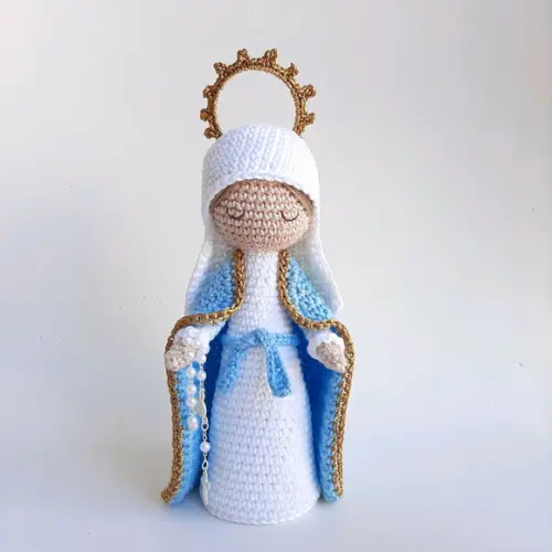 Nossa Senhora das Graças Crochê Amigurumi