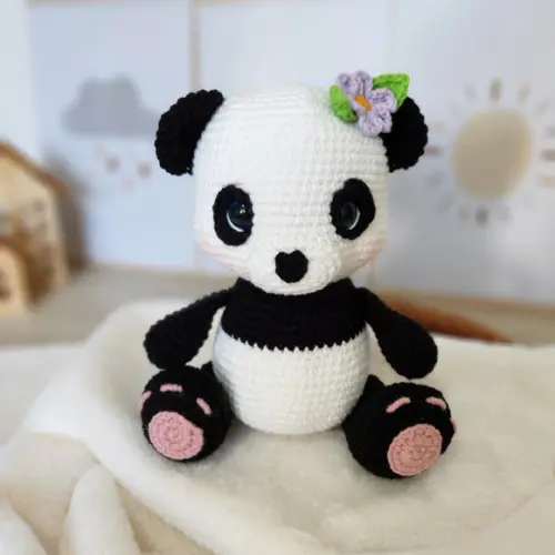 Panda Amigurumi Crochê