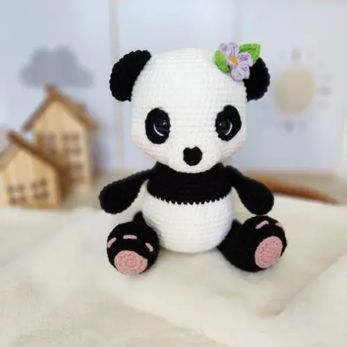 Panda Amigurumi Crochê