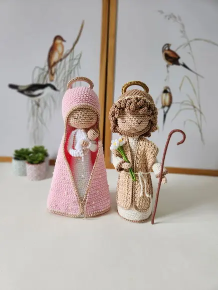 Sagrada Família Amigurumi Crochê