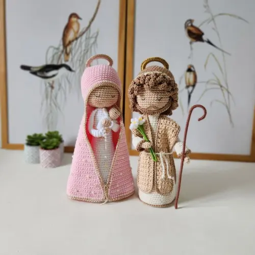Sagrada Família Amigurumi Crochê