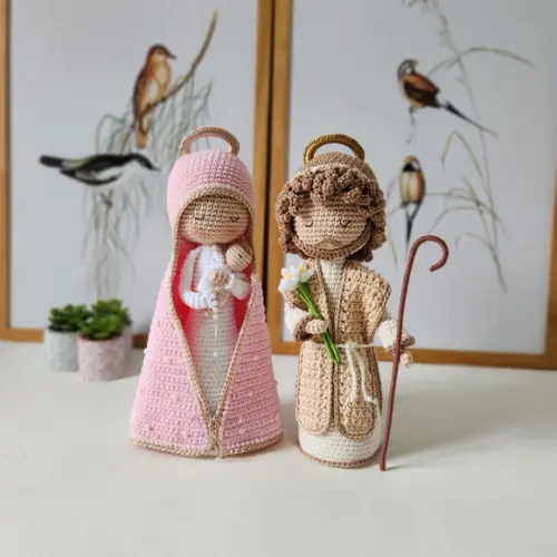 Sagrada Família Amigurumi Crochê
