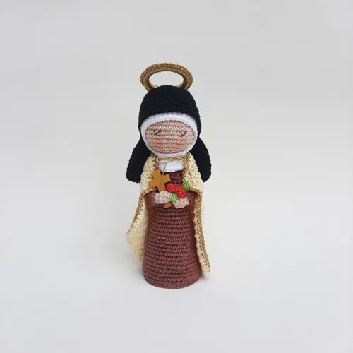 Santa Terezinha Crochê Amigurumi