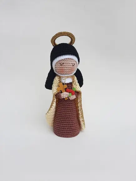 Santa Terezinha Crochê Amigurumi