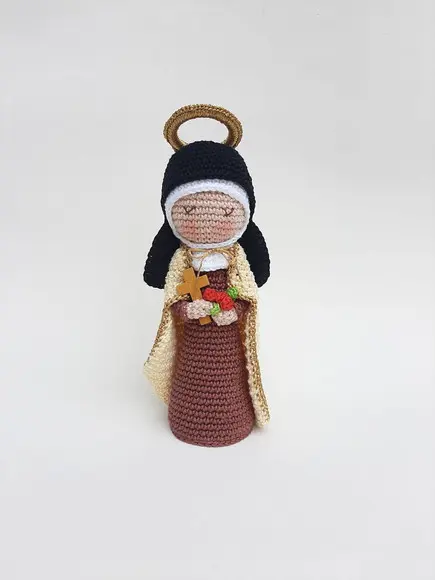 Santa Terezinha Crochê Amigurumi