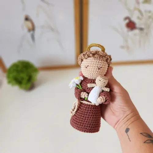 Santo Antônio Crochê Amigurumi