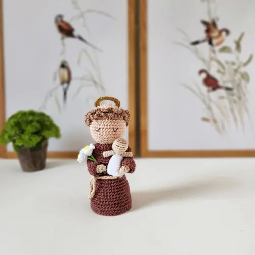 Santo Antônio Crochê Amigurumi