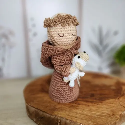 São Francisco de Assis Crochê Amigurumi