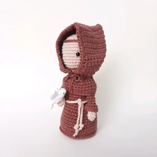 São Francisco de Assis de Crochê Amigurumi