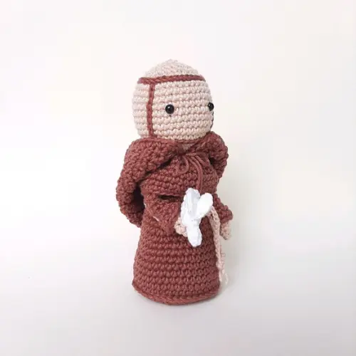 São Francisco de Assis de Crochê Amigurumi