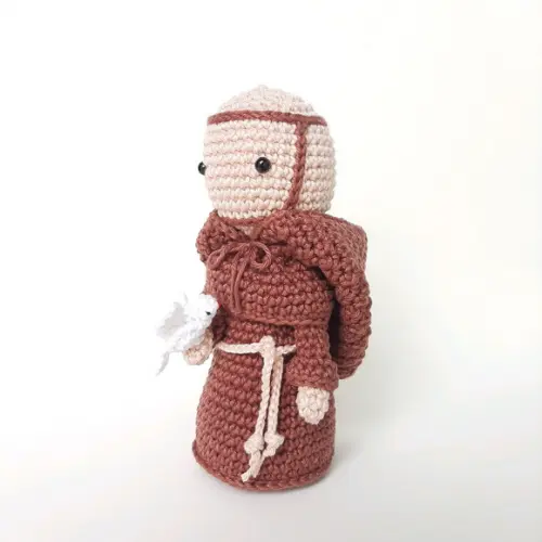 São Francisco de Assis de Crochê Amigurumi