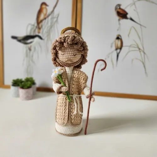 São José Amigurumi Crochê