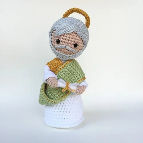 São Matias de Crochê Amigurumi Santinho