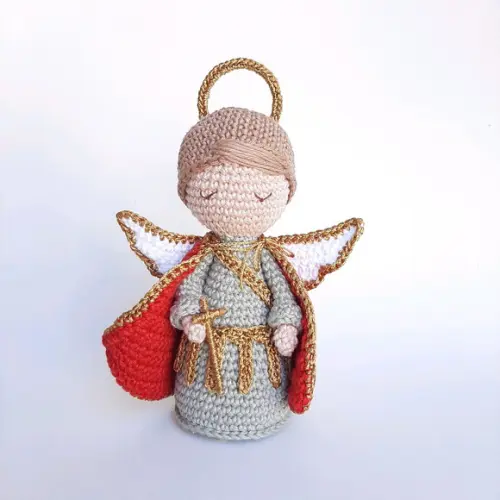 São Miguel Arcanjo Crochê Amigurumi