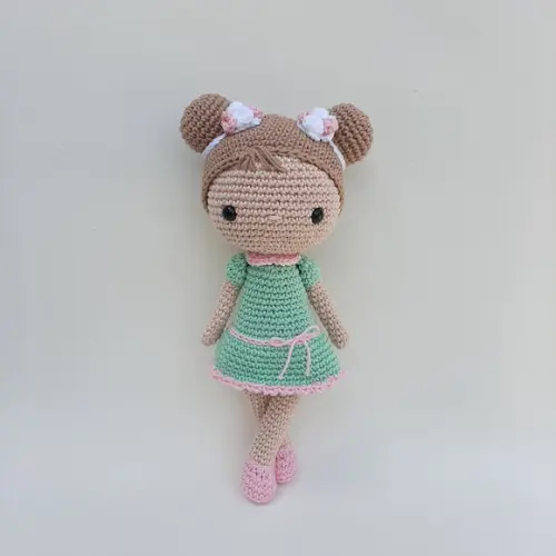 Trio Bonecas de Crochê Amigurumi