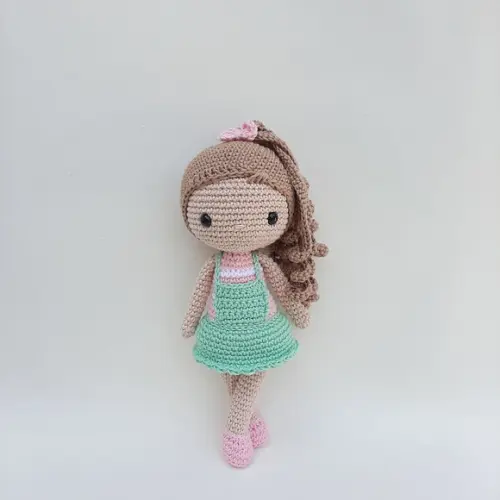Trio Bonecas de Crochê Amigurumi
