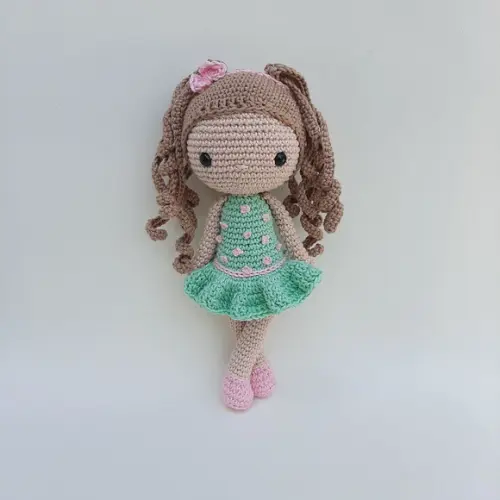 Trio Bonecas de Crochê Amigurumi