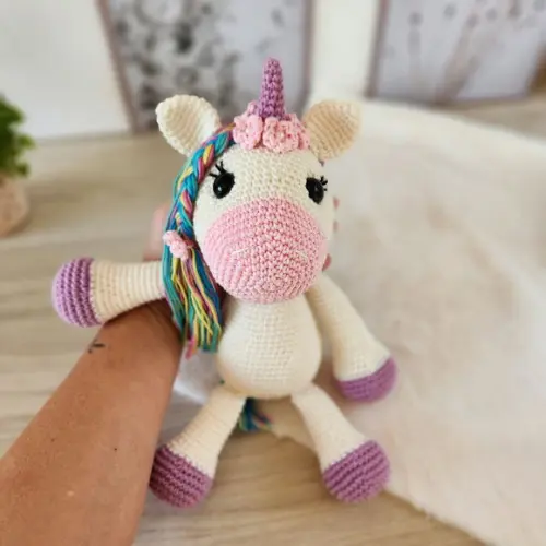 Unicórnio de Crochê Amigurumi