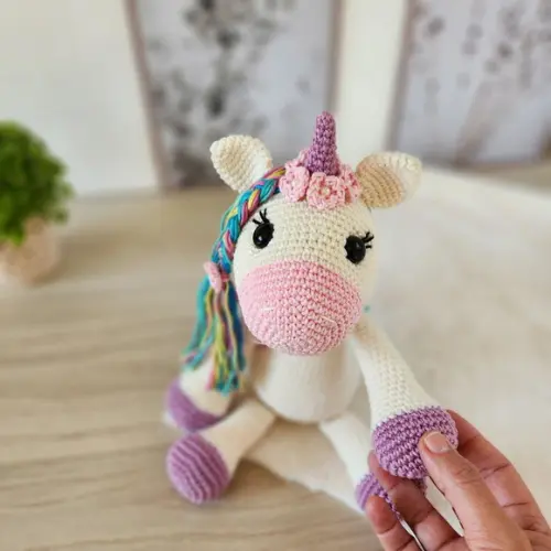 Unicórnio de Crochê Amigurumi