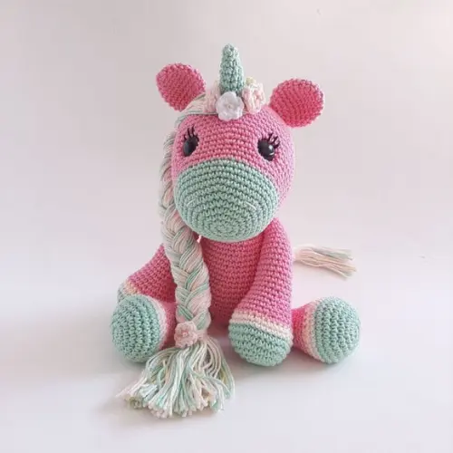 Unicórnio de Crochê Amigurumi