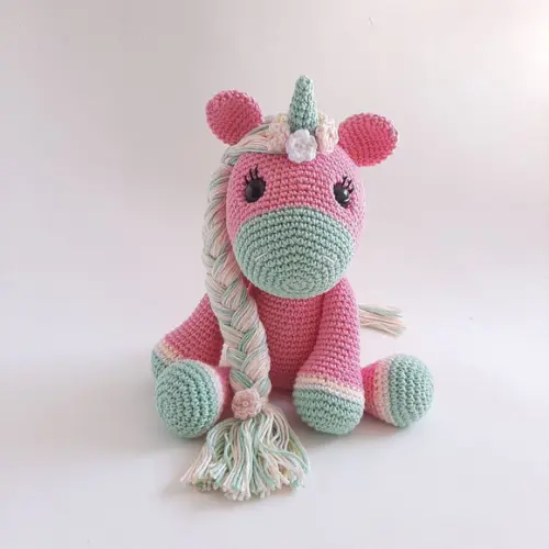 Unicórnio de Crochê Amigurumi
