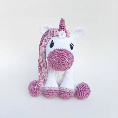 Unicórnio de Crochê Amigurumi