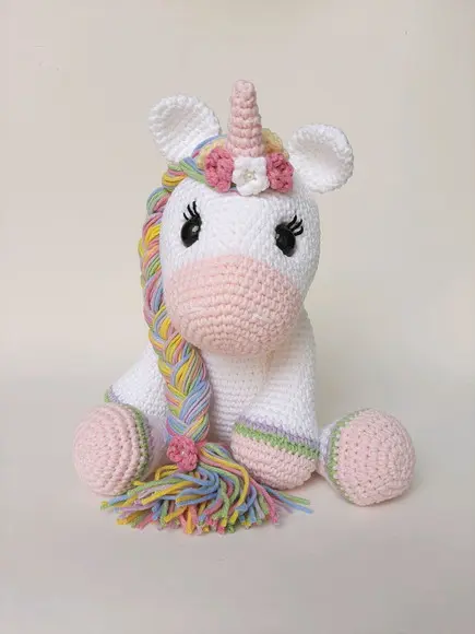 Unicórnio de Crochê Amigurumi