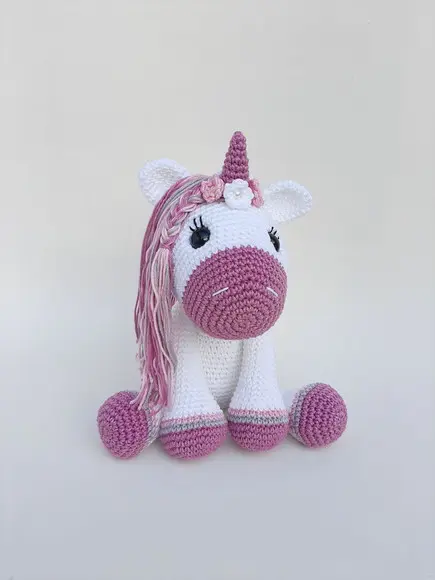 Unicórnio de Crochê Amigurumi