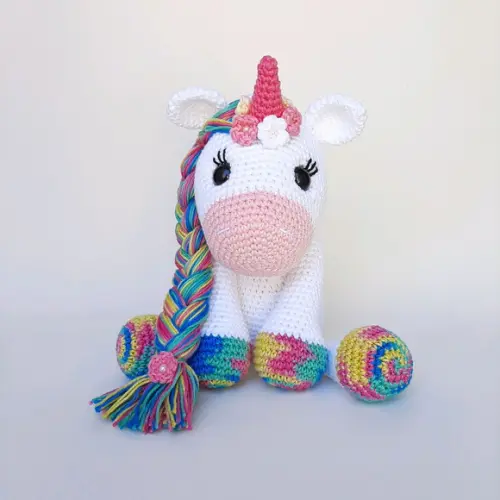 Unicórnio de Crochê Amigurumi