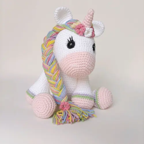 Unicórnio de Crochê Amigurumi