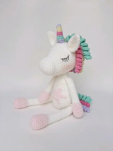 Unicórnio de Crochê Amigurumi