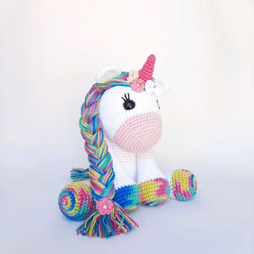 Unicórnio de Crochê Amigurumi