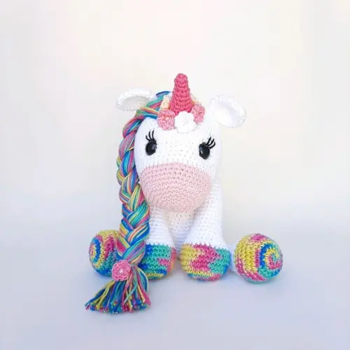 Unicórnio de Crochê Amigurumi