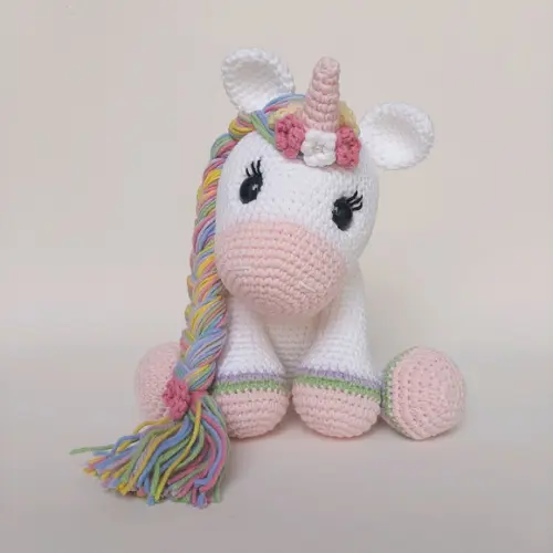 Unicórnio de Crochê Amigurumi