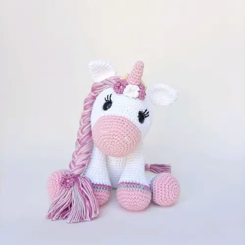 Unicórnio de Crochê Amigurumi
