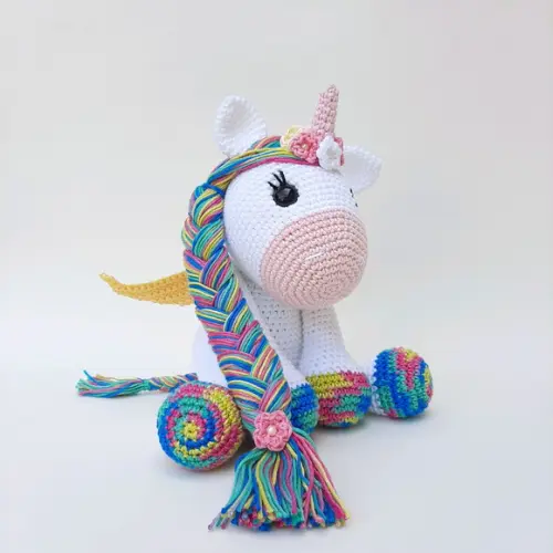 Unicórnio de Crochê Amigurumi