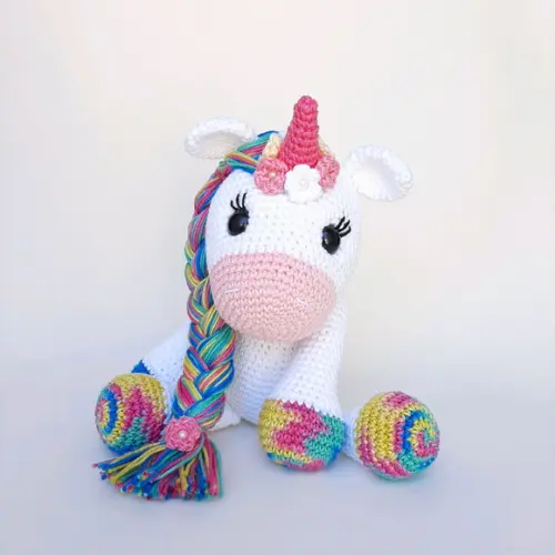 Unicórnio de Crochê Amigurumi