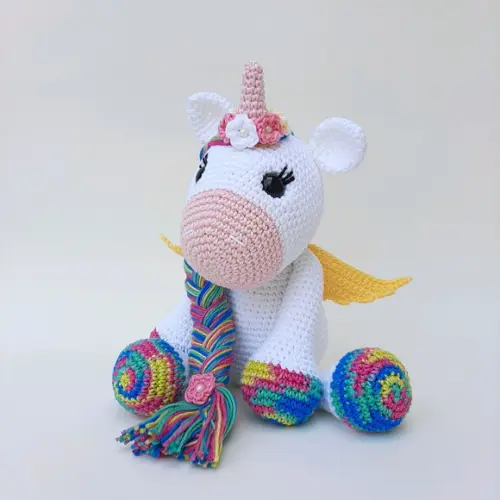 Unicórnio de Crochê Amigurumi