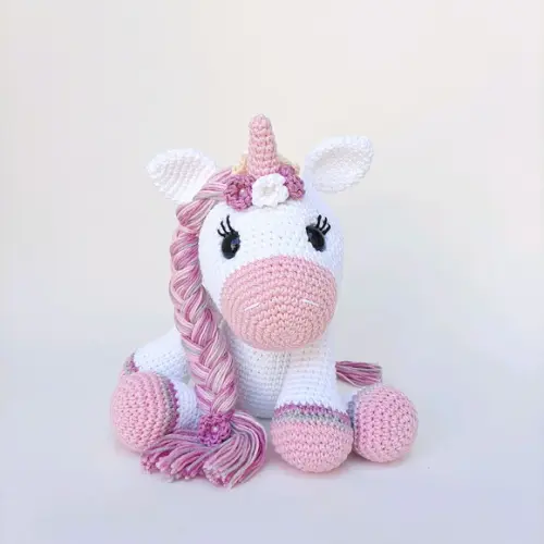 Unicórnio de Crochê Amigurumi
