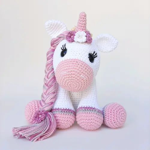 Unicórnio de Crochê Amigurumi