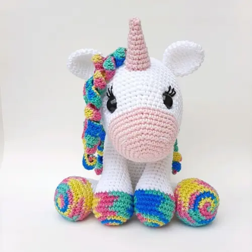 Unicórnio de Crochê Amigurumi